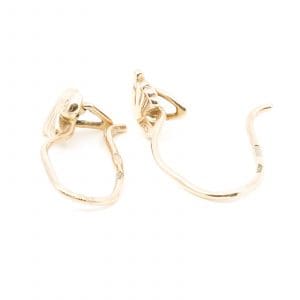 Örhängen Guld 14K 1,4g Höjd 22mm Diameter 7mm