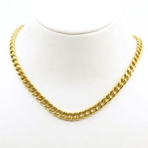Halskedja Pansar ihålig Guld 18K 20,0g Längd 74,5cm Bredd 4mm