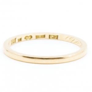 Ring Guld 18K 1,8g Ø17,5