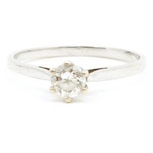 Ring Silver S925 1,6g Ø18,25 med sten