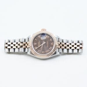 Armbandsur Rolex Oyster Perpetual Lady Datejust Stål Längd 15cm Boett 28mm