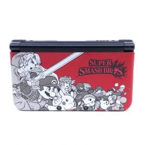 Spelkonsol - handhållen Nintendo 3 DS XL Super Smash Bros. med laddare & fyra spel