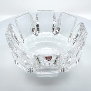 Skål Orrefors Corona Design Lars Hellsten Höjd 10,5cm Ø18,5cm
