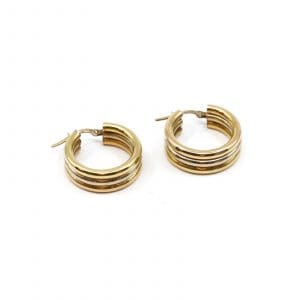Örhängen Guld 18K 5,2g Diameter 35mm