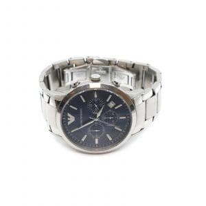 Armbandsur Emporio Armani Stål Längd 17cm Boett 43 mm Refnr AR 2448  Quartz Datum WR 50m Safirglas