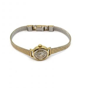 Damur Tissot  Gul 18K Safirglas Manuell Längd 16-17cm Gravyr Stållänk