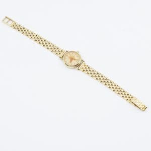 Armbandsur Glycine Guld 14K i boett och 18K i länk Längd 18,5cm Boett 20mm
