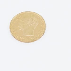 Mynt Guld 21K 8,9g Frederik VII Danmarks Konge 1910 20 Kroner