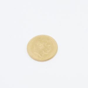 Mynt Guld 21K 8,9g Christian X Konge af Danmark 1917 20 Kroner