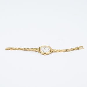 Armbandsur Nilax Guld 18K i boett 22x21mm och i länk Längd 16,9cm