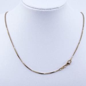 Halskedja Venezia Guld 18K 4,8g Längd 40cm Bredd 1mm