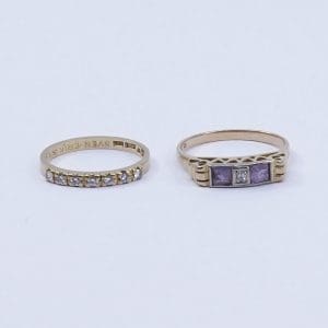 Investeringsguld 18K 5,4g med stenar & diamanter