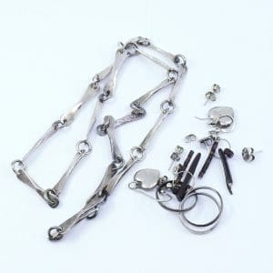 Investeringssilver S925 47,9g med stenar