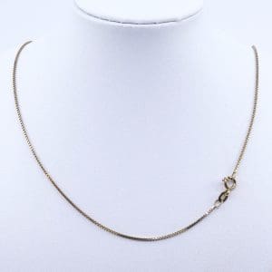 Halskedja Pansar Guld 18K 3,8g Längd 50cm Bredd 1mm