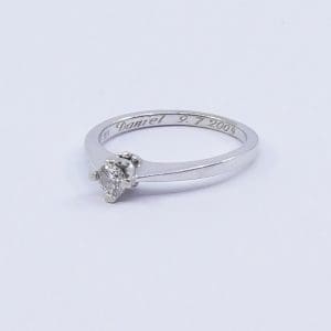 Investeringsguld 18K 3,0g med diamant 1xca0,20ct