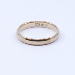 Ring SCH Guld 18K 2,3g Ø16¼ ej graverad