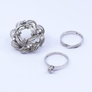 Investeringsguld 18K 13,4g med stenar & diamanter
