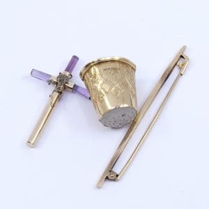 Investeringsguld 18K 6,1g med stenar
