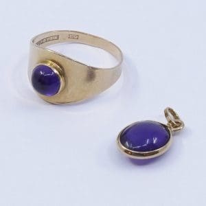 Investeringsguld 18K 2,7g med stenar