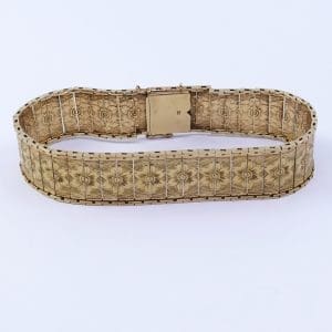 Armband Guld 18K 22,2g Längd 18,8cm Bredd 15mm