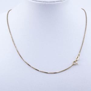 Halskedja Venezia Guld 18K 2,9g Längd 39cm Bredd 1mm