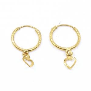 Creoler Guld 21K 1,5g Ø16mm Bredd 1,7mm