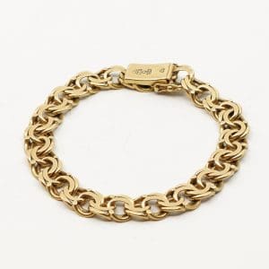 Armband Guld 18K 27,9g Längd 19cm Bredd 8mm