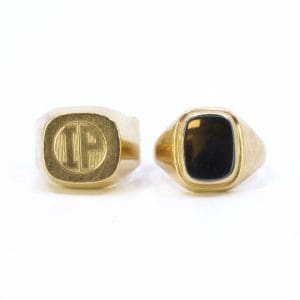 Klackring Guld 18K 12,7g Ø18,25-19 - Gravyr & Defekt