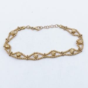Armband Guld 21K 12,2g Längd 20-22cm Bredd 7mm