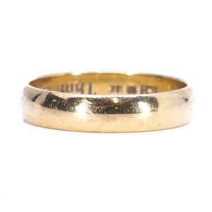 Ring Guld 18K 3,3g Ø17 graverad
