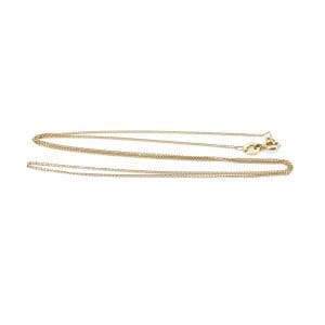 Halskedja Pansar Guld 18K 1,7g Längd 45cm Bredd 1mm