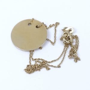Investeringsguld 14K 2,1g, graverat