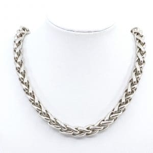 Halskedja Silver S925 130,2g Längd 63cm Bredd 12mm