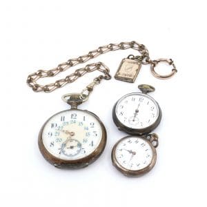 Fickur 3st i silver Ø30 ,45, 34mm