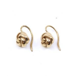 Örhängen Knutar Guld 18K 2,3g Höjd 12mm Diameter 8,5mm
