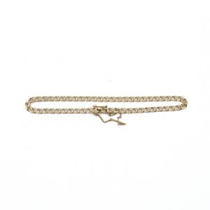 Armband Bismarck Guld 18K 3,9g Längd 19cm Bredd 3,1mm