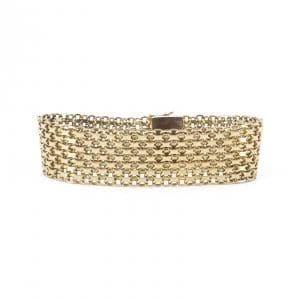 Armband X-länk Guld 18K 43,9g Längd 19,5cm Bredd 20,3mm
