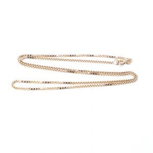 Halskedja Venezia Guld 18K 4,6g Längd 42cm Bredd 1,5mm
