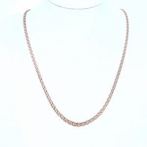 Halskedja doserad Bismarck Guld 18K 5,0g Längd 42cm Bredd 3-4mm