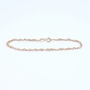 Armband Singapore Guld 18K 1,9g Längd 17,5cm Bredd 3mm