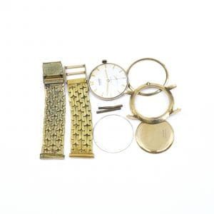 Armbandsur Silvana Guld 14K Boett 31mm med stållänk - Defekt
