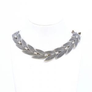 Collier Silver S830 34,7g Längd 37,5-43cm Bredd 4mm
