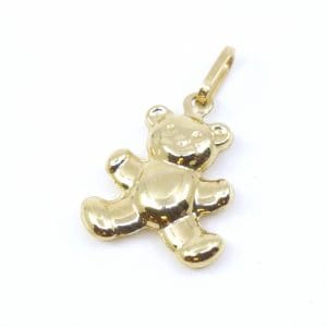 Hänge/berlock Nalle Guld 18K 0,3g Bredd 10mm Höjd 12mm