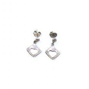 Örhängen Silver S830 2,2g Höjd 19mm Diameter 11mm