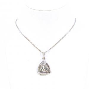Halskedja Venezia Silver S835 3,7g Längd 38,5cm Bredd 1mm med hänge i S925
