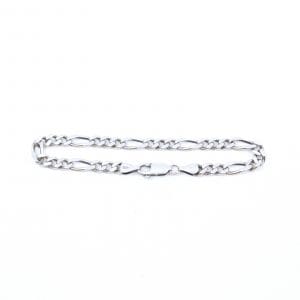 Armband Figaro Silver S925 9,1g Längd 19,5cm Bredd 5mm