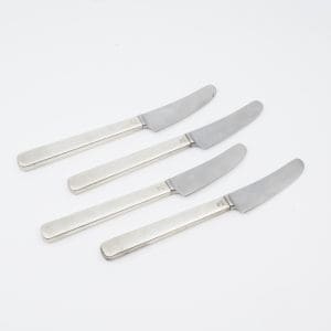 Smörgåskniv formgivna Sølv Margrethe George Jensen S925 189,5g Längd 162mm 4st
