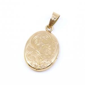 Hänge Medaljong Guld 18K 5,6g Bredd 20mm Höjd 26mm