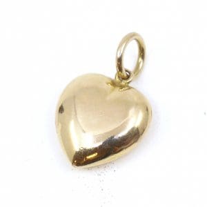 Hänge/berlock Hjärta Guld 18K 1g Bredd 11,6mm Höjd 12mm - Defekt