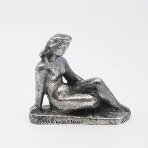 David Wretling (1901-1986) Skulptur S830 257,8g Kvinnofigur